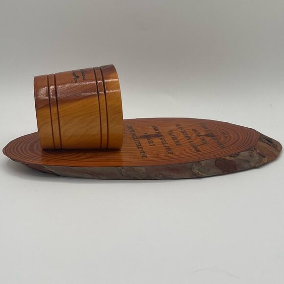 Great Smokey Mtns Wood Vine Planter from Forbidden Caverns Rustic Polished Wall - Picture 7 of 11